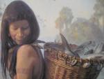 Indian Woman & Fish Basket