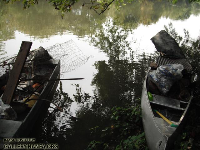 Clean the Green 2012 - Loading Canoes 1.JPG