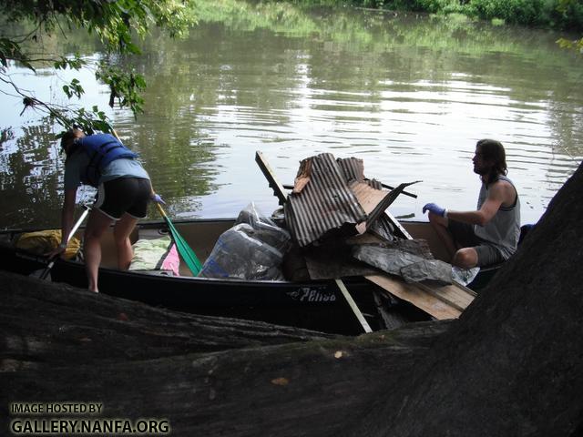 Clean the Green 2012 - Loading Canoes 3.JPG