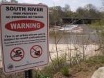 South River Flat Rock Warning
