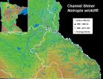 Distribution and Habitat - Notropis cf wicklliffi